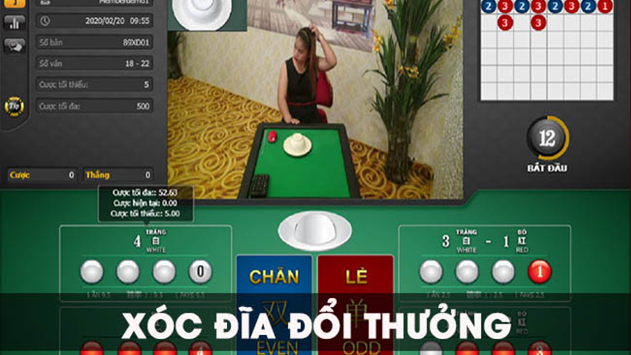 Đổi cược bất ngờ khi chơi xóc đĩa online